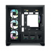 Корпус для ПК Forza Forza FZ-G42B Seaview TG ATX Case, black, w/o psu, Curved Tempered glass front panel, 1x3,5", 3x2,5