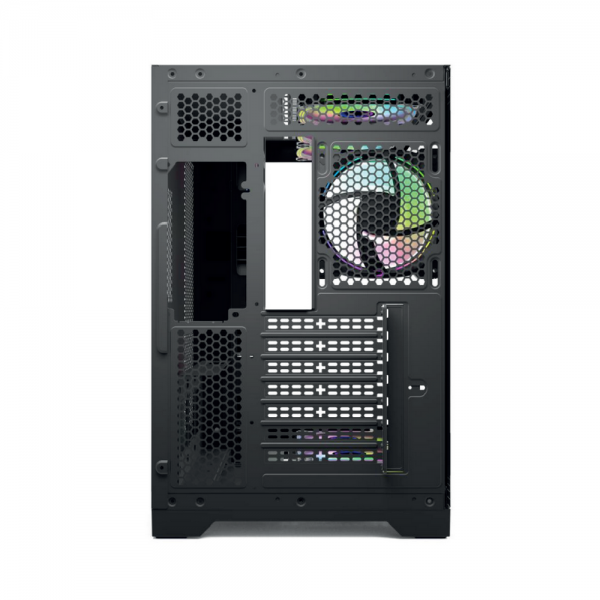 Корпус для ПК Forza Forza FZ-G42B Seaview TG ATX Case, black, w/o psu, Curved Tempered glass front panel, 1x3,5", 3x2,5