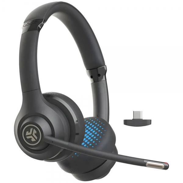 Беспроводная гарнитура Jlab GO Work Wireless Duo-Black, Version 2,Link USB-C (PN: IEUHBGOWORKRBLK4/HBGOWORKRBLK4)