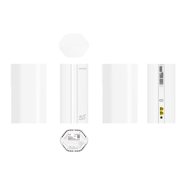 Маршрутизатор Tenda 5G01 Двухдиапазонный Wi-Fi 6 и 5G роутер AX1500 2,4/5 ГГц, до 1501 Мбит/с, LAN/WAN 1x1 Гбит/с, WAN 1x1 Гбит/с, 1хNano SIM