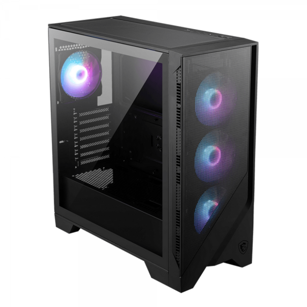 Корпус для ПК MSI MAG FORGE 321R AIRFLOW 2xUSB 3.2 Gen 1, 1xUSB 3.2 Gen2 Type-C, 4x120mm ARGB Fan, ESD ARGB Control Board, Tempered Glass Window,