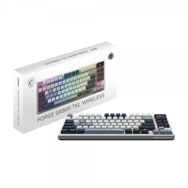 Клавиатура MSI FORGE GK600 TKL W SKY RU (S11-43RUP01-HH9)