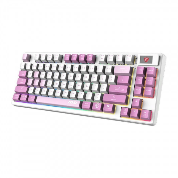 Клавиатура MSI FORGE GK600 TKL W VIOLET RU (S11-43RUQ01-HH9)