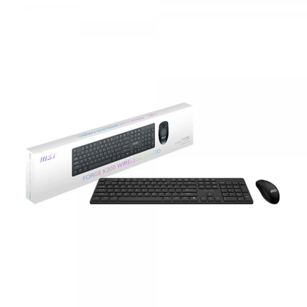 Комплект клавиатура и мышь MSI FORGE K200 W COMBO RU (S11-43RU304-Y92)
