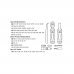Набор бит и торцевых головок с отверткой, ключем-трещоткой и пинцетом 78-в-1 Deli DL250078 (61 бита + 9 головок + 5 удлинителей), пласт.кейс