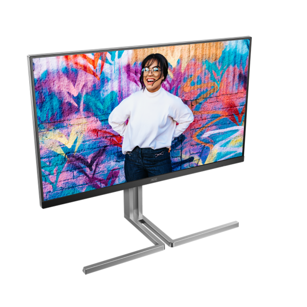Монитор 31.5" AOC U32U3CV IPS, 3840x2160, 60Hz, 4ms, 400сd/m, 1000:1, HDR10 | 2xHDMI(2.0), DP(1.4), Type-C(PD-96W), 4xUSB 3.2, RJ45 | HAS, InPSU, Speakers, Vesa 100, Black/Grey