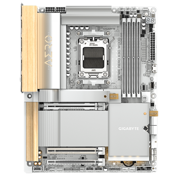Материнская плата Gigabyte X870E AERO X3D WOOD, RTL