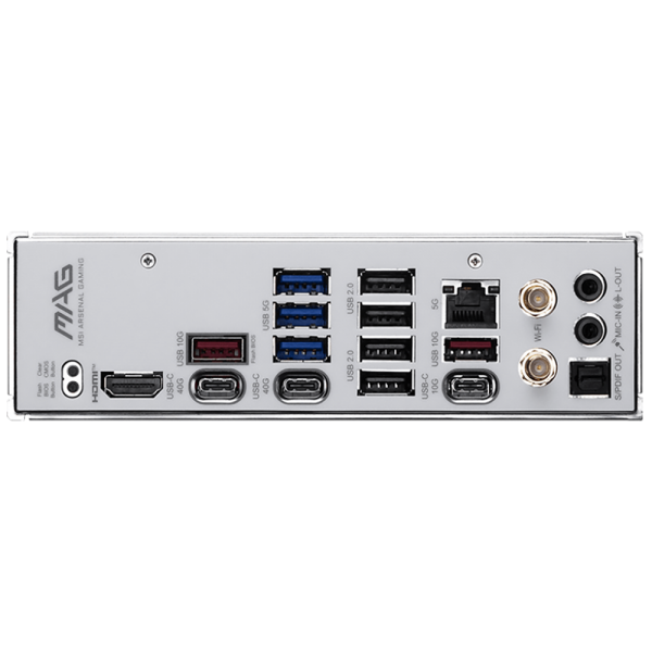 Материнская плата MSI MAG X870E TOMAHAWK MAX WIFI PZ X870E, AM5, 4*DDR5, 3*PCIEx16, 4*M.2, 2*TypeC, 2*USB3.2Gen2, 7*USB3.2Gen1, 8*USB2.0, 4*SATA3.0, 5G, 2*Type-C(DP), HDMI, ATX, RTL