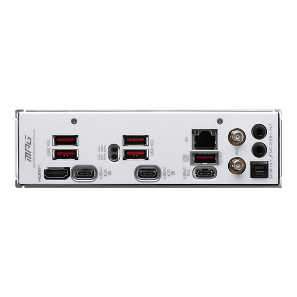 Материнская плата MSI MPG X870I EDGE TI EVO WIFI X870, AM5, 2*DDR5, 1*PCIEx16, 1*M.2, 2*TypeC, 5*USB3.2Gen2, 2*USB3.2Gen1, 2*USB2.0, 2*SATA3.0, 5G, 2*Type-C(DP), HDMI, ITX, RTL