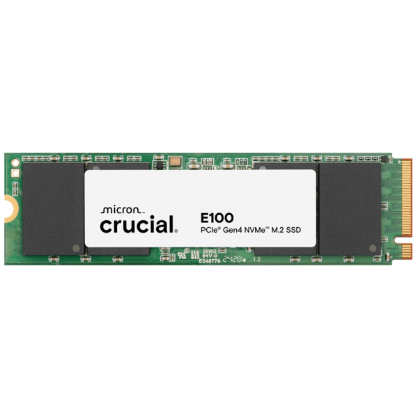 Твердотельный накопитель SSD Crucial E100 1TB PCIe 4.0 x4 M.2 SSD CT1000E100SSD8 3D NAND TLC