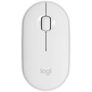 Беспроводная компактная мышь Logitech Pebble M350, off-white