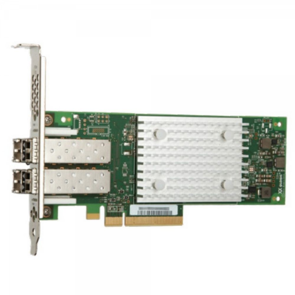 Сетевой адаптер Qlogic Bad Pack QLE2742-SR-CK (BK3210407-01 D / BK3210407-01 F) SGL 32Gb/s FC HBA, 2-port, PCIe v3.0 x8, LC SR MMF, В комплекте две планки (LP + FH) (SN)