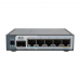 HEX S(2025), 2core (950 МГц), 5х 1G RJ45, SFP, USB, PoE