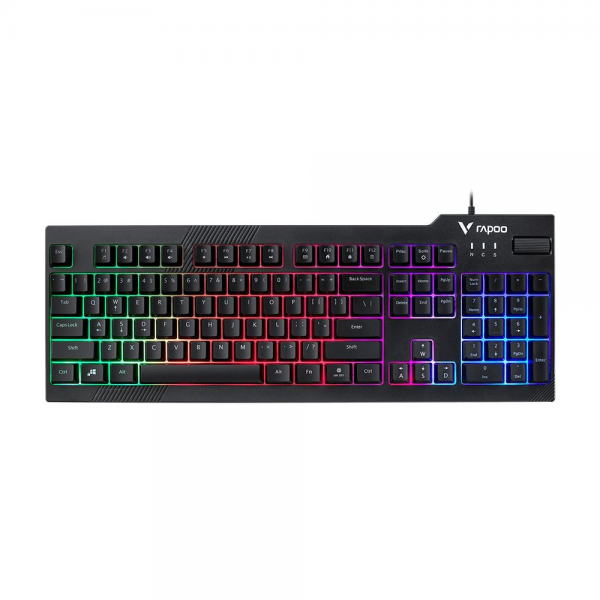 RAPOO Игровая клавиатура проводная V50S, цвет - черный