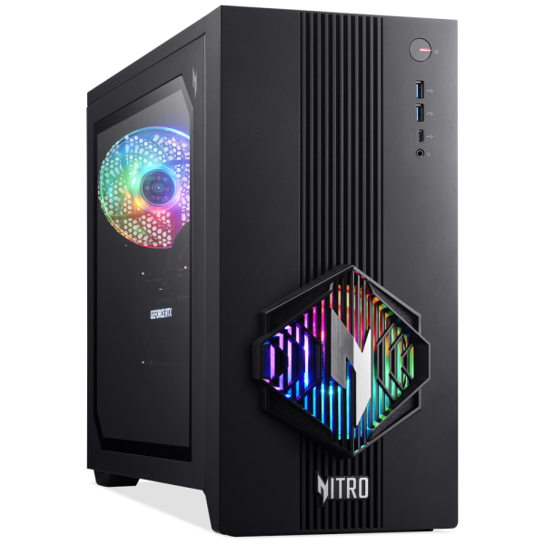 Настольный ПК Acer Nitro 30 N30-100 Intel Core Ultra 5 225F/32Gb/SSD1Tb/RTX5070 12Gb/PSU 850W/NoOS/Black (DG.E5GCD.00K)