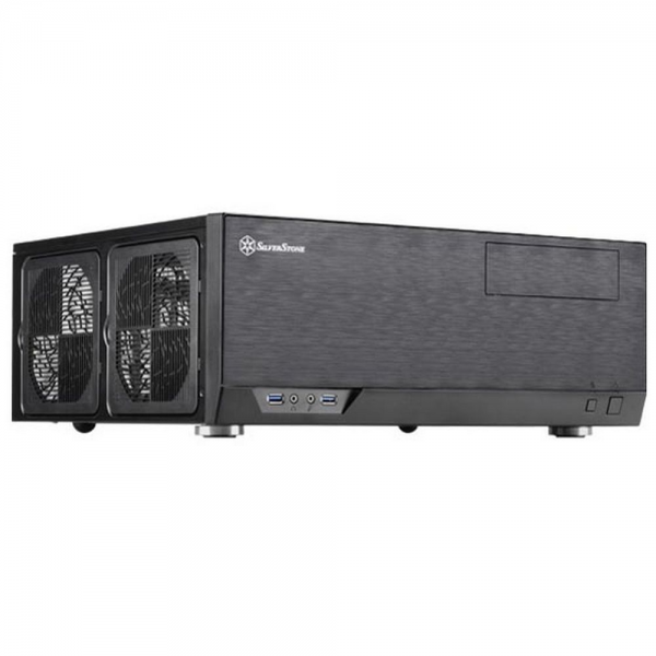 Корпус для ПК Silverstone Bad Pack SST-GD09B Grandia HTPC ATX Computer Case, Silent High Airflow Performance, black (221280) bp