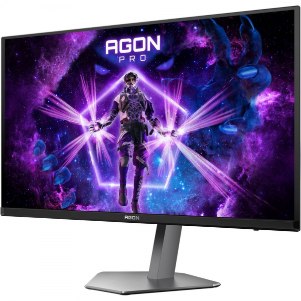 Монитор 26.5" AOC AGON AG276QKD2 QD-OLED, 2560x1440, 500Hz, 0,03ms, 1000сd/m, 1500000:1, HDR10 | 2xHDMI(2.1), DP(2.1), 4xUSB 3.2 | HAS, Pivot, Swivel, ExPSU, Speakers, Vesa 100, Black/Grey