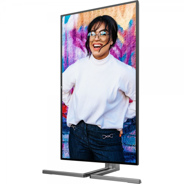 Монитор 27" AOC U27U3CV Nano IPS, 3840x2160, 60Hz, 4ms, 400сd/m, 1300:1, HDR10 | 2xHDMI(2.0), DP(1.4), Type-C(PD-96W), 4xUSB 3.2, RJ45 | HAS, Pivot, Swivel, InPSU, Speakers, Vesa 100, Black