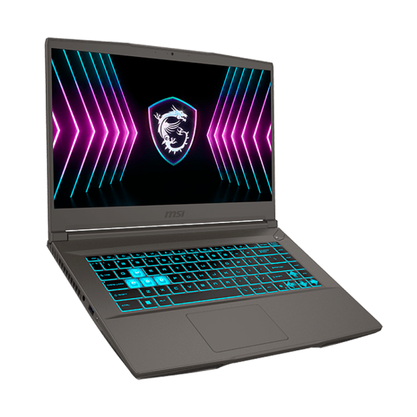 Ноутбук MSI Thin 15 B2RVE-3451XRU Intel Core 7 240H/16Gb (1*16 D4)/SSD512Gb/RTX4050 6Gb (45W)/15.6"/IPS/FHD/1920x1080/144Hz/NoOS/RJ-45/Grey/1.86kg
