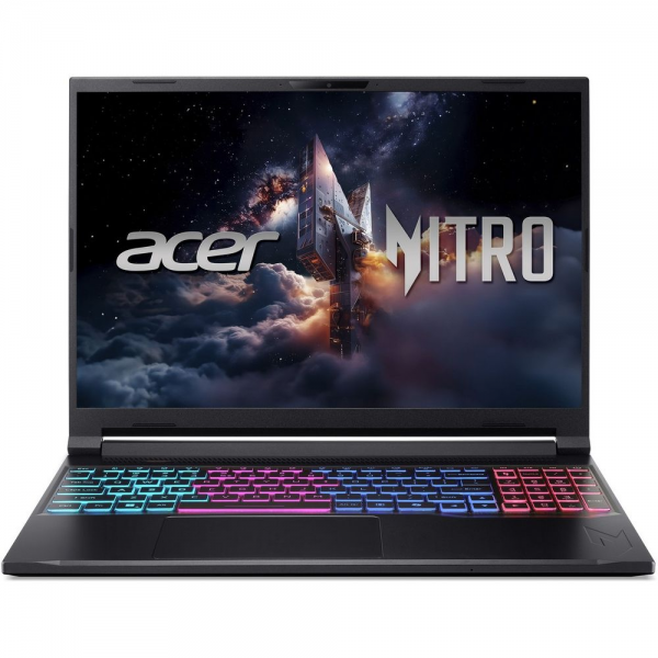 Ноутбук Acer Nitro V 16S ANV16S-71-57UH Intel Core 5 210H/16Gb (1*16 D5)/SSD1Tb/RTX5060 8Gb (85W)/16"/IPS/WQXGA/2560x1600/180Hz/NoOS/RJ-45/Black/2.1kg