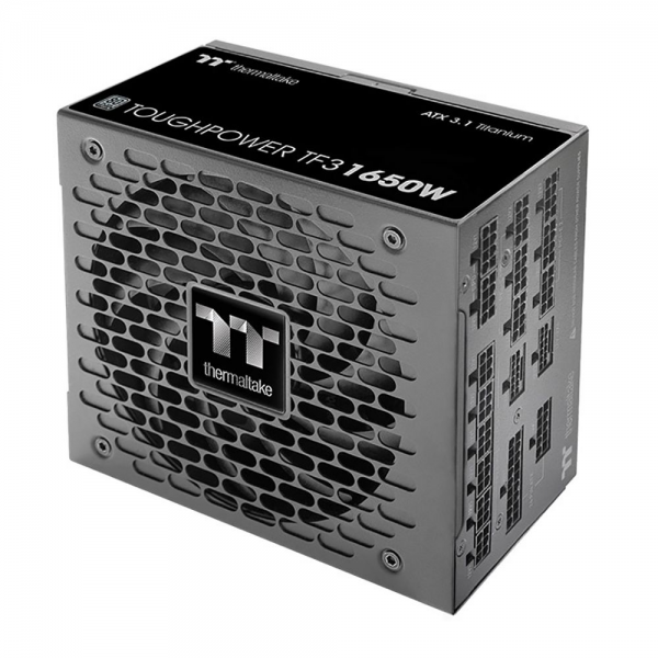 Блок питания Thermaltake Toughpower TF3/1650W/Fully Modular Non Light/Full Range/Analog/80 Plus Titanium/EU/100% JP CAP/All Flat Cables/ATX 3.1