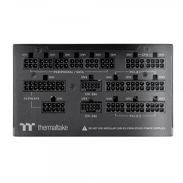 Блок питания Thermaltake Toughpower TF3/1650W/Fully Modular Non Light/Full Range/Analog/80 Plus Titanium/EU/100% JP CAP/All Flat Cables/ATX 3.1