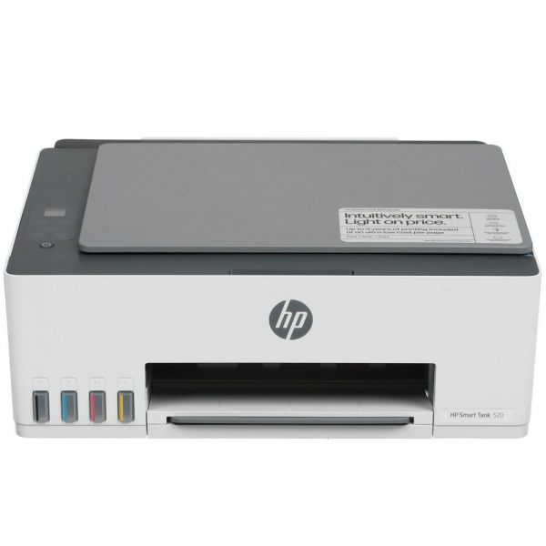 HP Smart Tank 520 А4, МФУ, струйное, цветное, 22стр/мин, 4800x1200dpi, 980МГц, 64Мб,USB (1F3W2A)