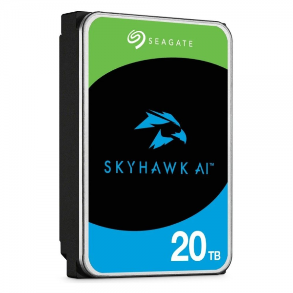 Жесткий диск Seagate 3.5" 20TB SkyHawk AI Surveillance ST20000VE003 SATA 6Gb/s, 7200rpm, 512MB, MTBF 2.5M