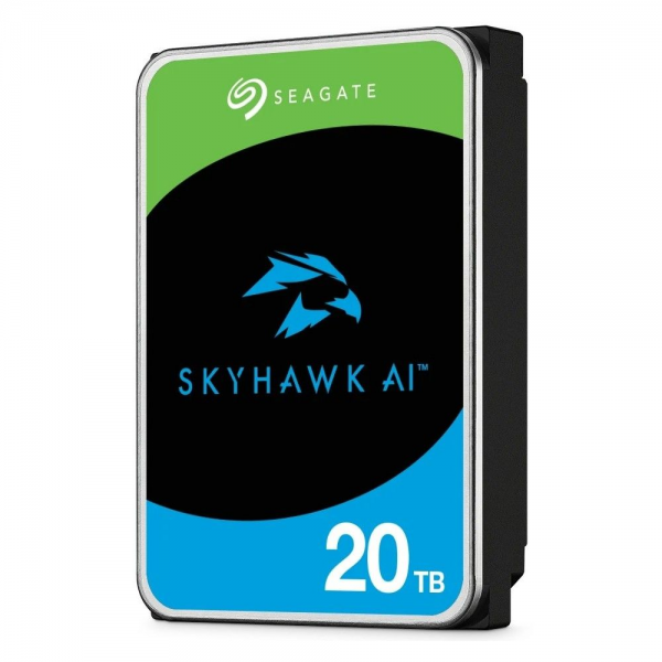 Жесткий диск Seagate 3.5" 20TB SkyHawk AI Surveillance ST20000VE003 SATA 6Gb/s, 7200rpm, 512MB, MTBF 2.5M