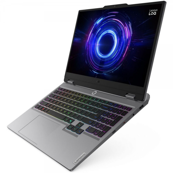 Ноутбук Lenovo LOQ 15IRX10 Intel Core i5-13450HX/16Gb (1*16 D5)/SSD512Gb/RTX5050 8Gb (100W)/15.6"/IPS/FHD/1920x1080/144Hz/Win11 (SL English)/RJ-45/Luna Grey/2.4kg