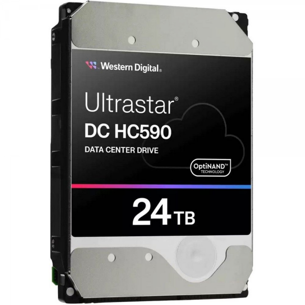Жесткий диск серверный Western Digital 3.5" 24TB WD Ultrastar DC HC590 WUH722624AL5204 SAS