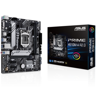 Материнская плата ASUS PRIME H510M-A R2.0 LGA1200 mATX 2xDDR4 PCIEx16 2xPCIEx1 M.2 DP HDMI VGA GLAN