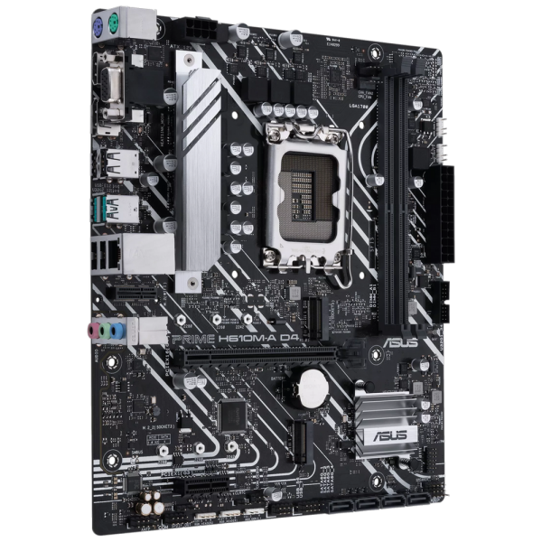 Материнская плата ASUS PRIME H610M-A D4-CSM LGA1700 mATX 2xDDR4 PCIEx16 PCIEx1 2xM.2 DP HDMI VGA GLAN