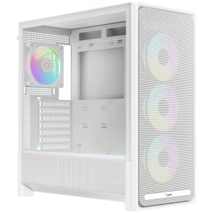 Корпус для ПК Ocypus Delta-C70-WHG400XX-GL Case  Delta C70 WH ARGB EATX / win / white / 4 ARGB fans / no PSU
