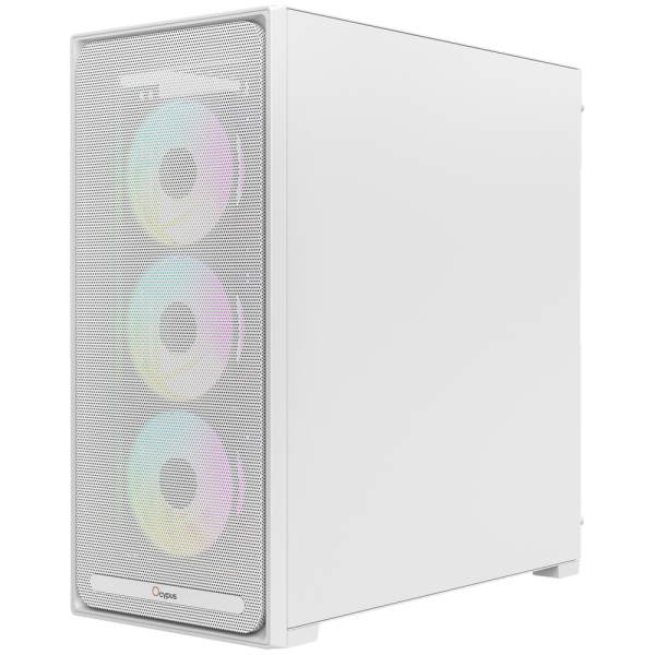 Корпус для ПК Ocypus Delta-C70-WHG400XX-GL Case Delta C70 WH ARGB EATX / win / white / 4 ARGB fans / no PSU