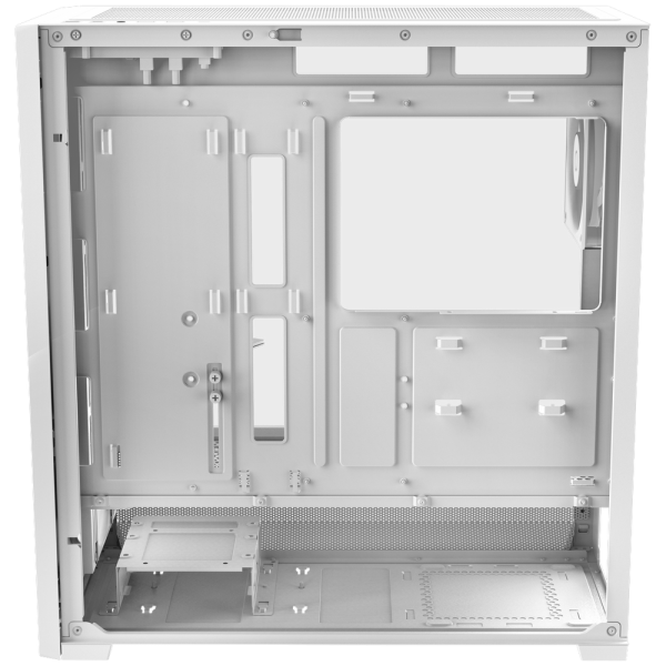 Корпус для ПК Ocypus Delta-C70-WHG400XX-GL Case Delta C70 WH ARGB EATX / win / white / 4 ARGB fans / no PSU