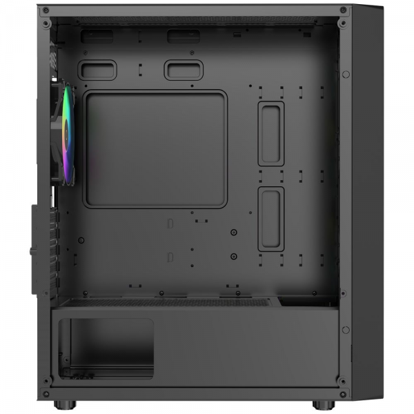Корпус для ПК Ocypus Gamma-C50-BKG400XX-GL Case Gamma C50 BK ARGB mATX / win / black / 4 ARGB fans / noPSU