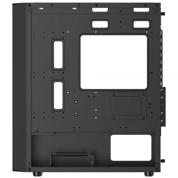 Корпус для ПК Ocypus Gamma-C50-BKG400XX-GL Case Gamma C50 BK ARGB mATX / win / black / 4 ARGB fans / noPSU