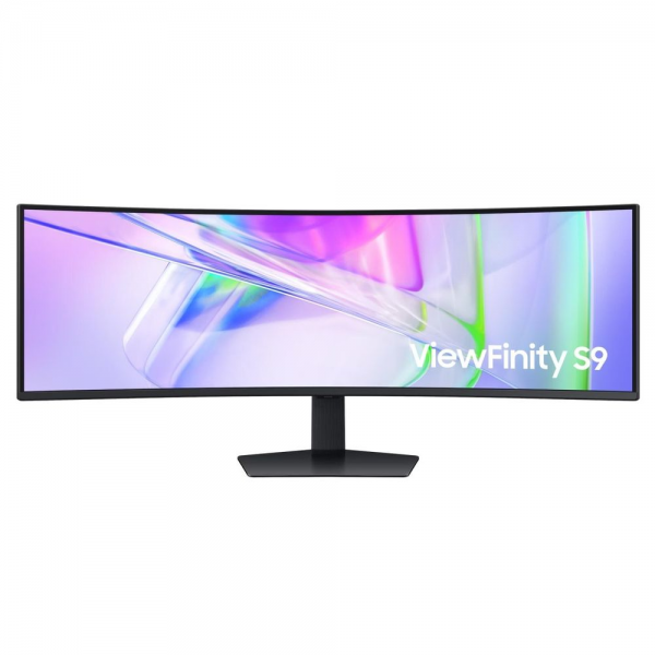 Монитор 49" SAMSUNG S49C950UAI ViewFinity S9 S95UC DQHD Curved VA, 5120x1440, 120Hz, 5ms, 350сd/m, 3000:1, HDR10 | 2xHDMI(2.0), DP(1.4), Type-C(PD-90W), 3xUSB3.0, RJ45 | HAS, Swivel, InPSU, Speakers, Vesa 100, Black