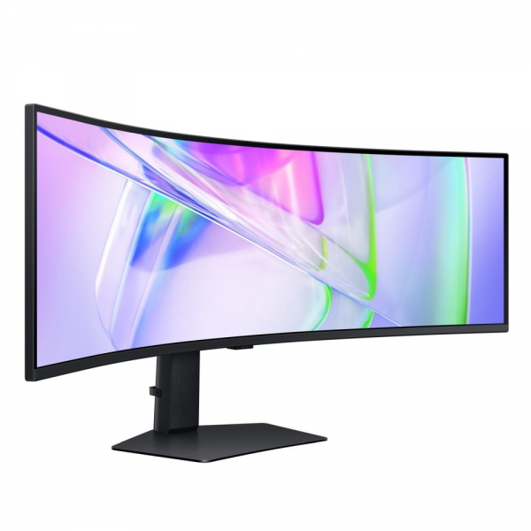 Монитор 49" SAMSUNG S49C950UAI ViewFinity S9 S95UC DQHD Curved VA, 5120x1440, 120Hz, 5ms, 350сd/m, 3000:1, HDR10 | 2xHDMI(2.0), DP(1.4), Type-C(PD-90W), 3xUSB3.0, RJ45 | HAS, Swivel, InPSU, Speakers, Vesa 100, Black