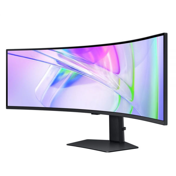 Монитор 49" SAMSUNG S49C950UAI ViewFinity S9 S95UC DQHD Curved VA, 5120x1440, 120Hz, 5ms, 350сd/m, 3000:1, HDR10 | 2xHDMI(2.0), DP(1.4), Type-C(PD-90W), 3xUSB3.0, RJ45 | HAS, Swivel, InPSU, Speakers, Vesa 100, Black