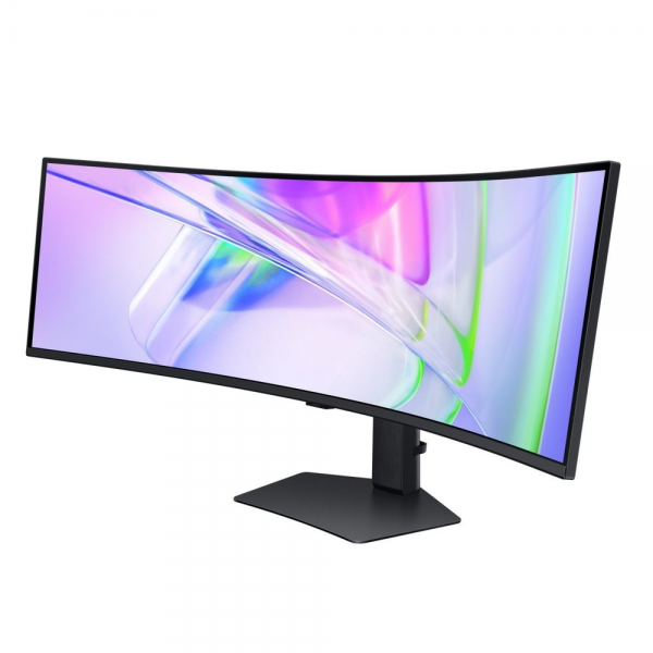 Монитор 49" SAMSUNG S49C950UAI ViewFinity S9 S95UC DQHD Curved VA, 5120x1440, 120Hz, 5ms, 350сd/m, 3000:1, HDR10 | 2xHDMI(2.0), DP(1.4), Type-C(PD-90W), 3xUSB3.0, RJ45 | HAS, Swivel, InPSU, Speakers, Vesa 100, Black