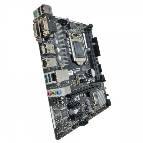 Материнская плата AQUARIUS AQH310CM H310, LGA 1151, 2*DDR4, 1*PCIEx16, 2*PCIEx1, 1*M.2, 4*USB3.2 Gen1, 6*USB2.0, 4*SATA3.0, 1G, VGA, DVI, DP, HDMI, M-ATX, RTL