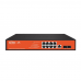 Коммутатор Wi-Tek WI-PCMS310GF 8х10/100/1000 Мбит/с RJ45, 2хSFP1000 Мбит/с, PoE