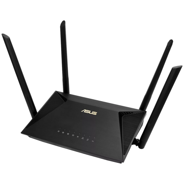 Маршрутизатор ASUS RT-AX1800U WiFi 6 3х1G USB 1201+574Mbps 5GHz/2.4GHz