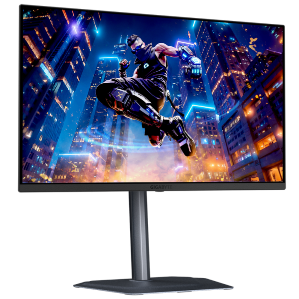 Монитор 27" Gigabyte MO27Q3 EK Black (QD OLED, 2560 x 1440, 360Hz, 0,03ms, 250cd/m->1000(пиковая), 1500:1, 2xHDMI-2.1, DP-1.4, 3xUSB3.2, USB Type-C(18Вт),Pivot