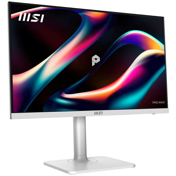 Монитор 27" MSI PRO MAX 271QPHW E14 IPS, 2560x1440, 144Hz, 4ms, 300сd/m, 1500:1, HDR | 2xHDMI(2.0b), DP(1.2a), Type-C(PD-65W), 2xUSB3.2 | HAS, Pivot, Swivel, InPSU, Speakers, Vesa 75, White