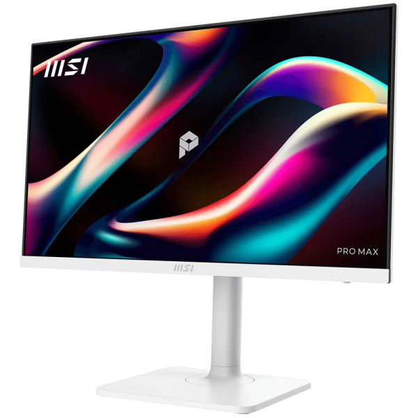Монитор 27" MSI PRO MAX 271QPHW E14 IPS, 2560x1440, 144Hz, 4ms, 300сd/m, 1500:1, HDR | 2xHDMI(2.0b), DP(1.2a), Type-C(PD-65W), 2xUSB3.2 | HAS, Pivot, Swivel, InPSU, Speakers, Vesa 75, White