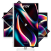 Монитор 27" MSI PRO MAX 271QPHW E14 IPS, 2560x1440, 144Hz, 4ms, 300сd/m, 1500:1, HDR | 2xHDMI(2.0b), DP(1.2a), Type-C(PD-65W), 2xUSB3.2 | HAS, Pivot, Swivel, InPSU, Speakers, Vesa 75, White