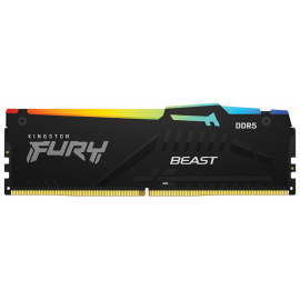 Модуль памяти Kingston 32GB DDR5 5200 DIMM FURY Beast Black RGB KF552C40BB2A-32
